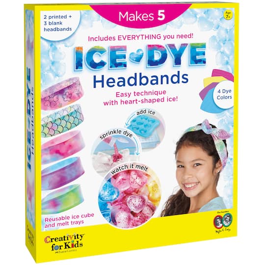 Faber-Castell&#xAE; Ice-Dye Knotted Headbands Kit